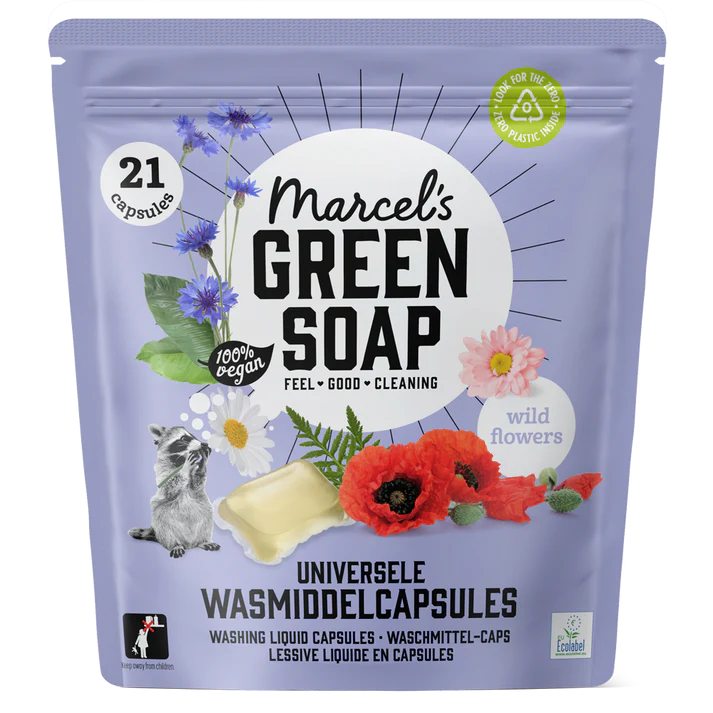 Skalbimo kapsulės, Marcel’s Green Soap