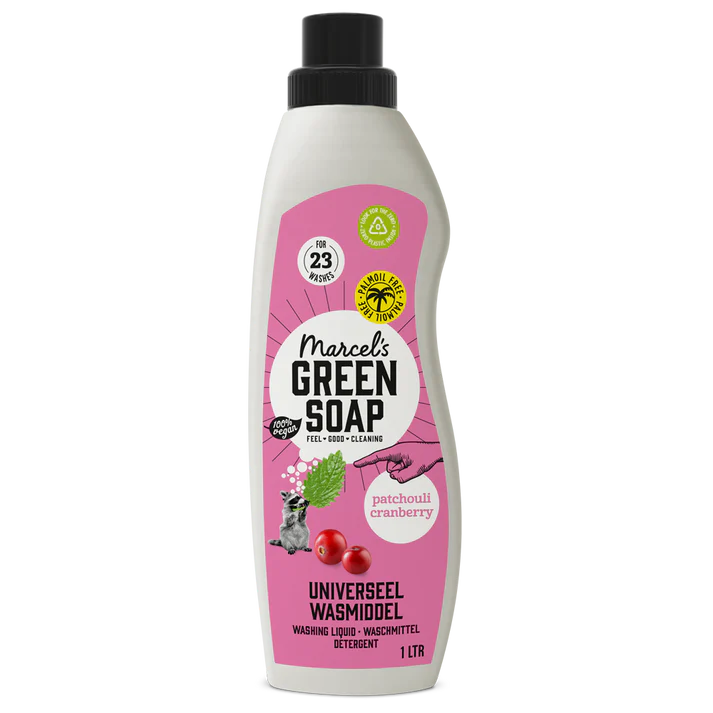 Universalus skalbiklis pačiulių ir spanguolių kvapo MARCEL'S GREEN SOAP