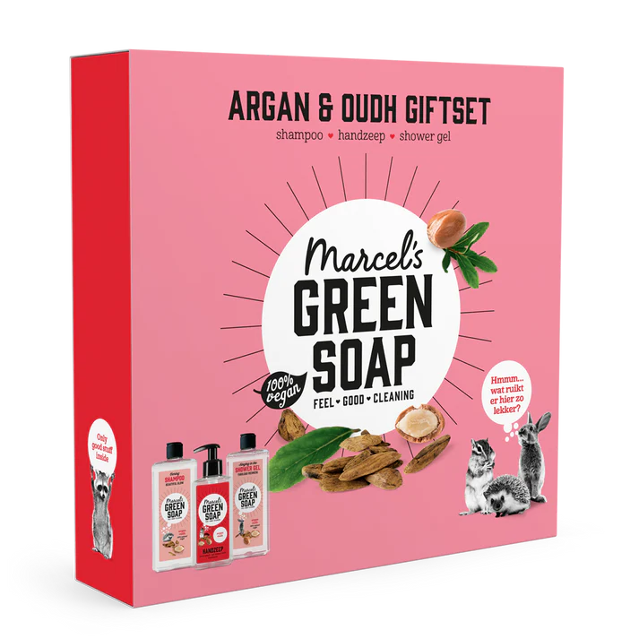 Dovanų rinkinys Argan & Audh Marcel's Green Soap