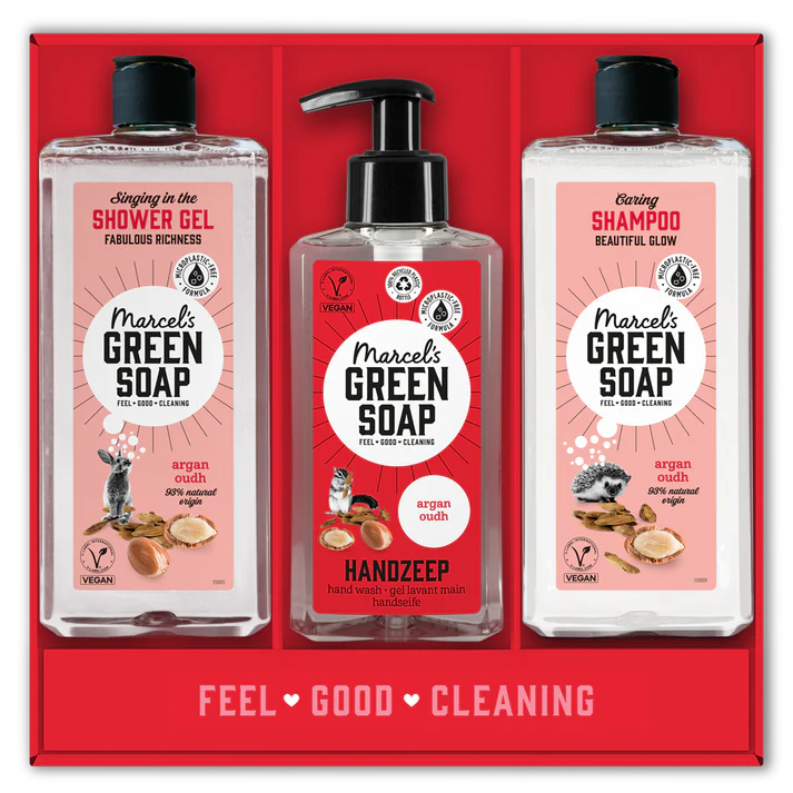 Dovanų rinkinys Argan & Audh Marcel's Green Soap