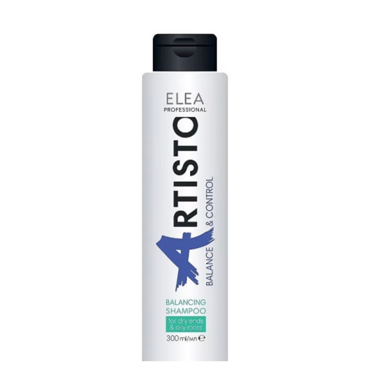 ELEA PROFESSIONAL ARTISTO BALANCE & CONTROL šampūnas 300 ml – riebioms šaknims ir sausiems galiukams