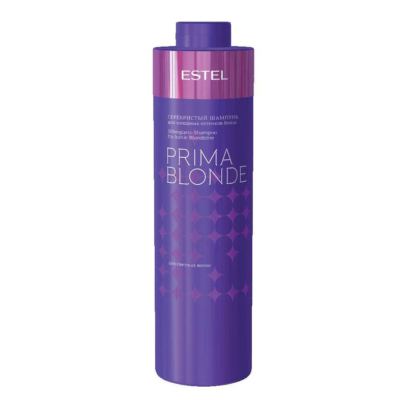 ESTEL Prima Blonde Silver Shampoo 1000 ml – sidabrinis šampūnas blond plaukams