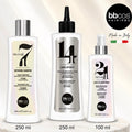 BBcos Revival 7-14-21 profesionali plaukų atkūrimo procedūra. Šampūnas 250 ml, lamelinis balzamas 250 ml ir 21/1 purškiklis 100 ml. Atkuria, maitina, suteikia žvilgesio ir termoapsaugą.