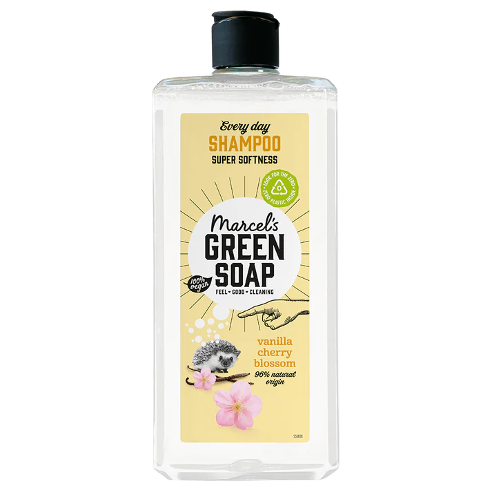 Kasdienis šampūnas „Vanilė ir vyšnių žiedai“ Marcel's Green Soap