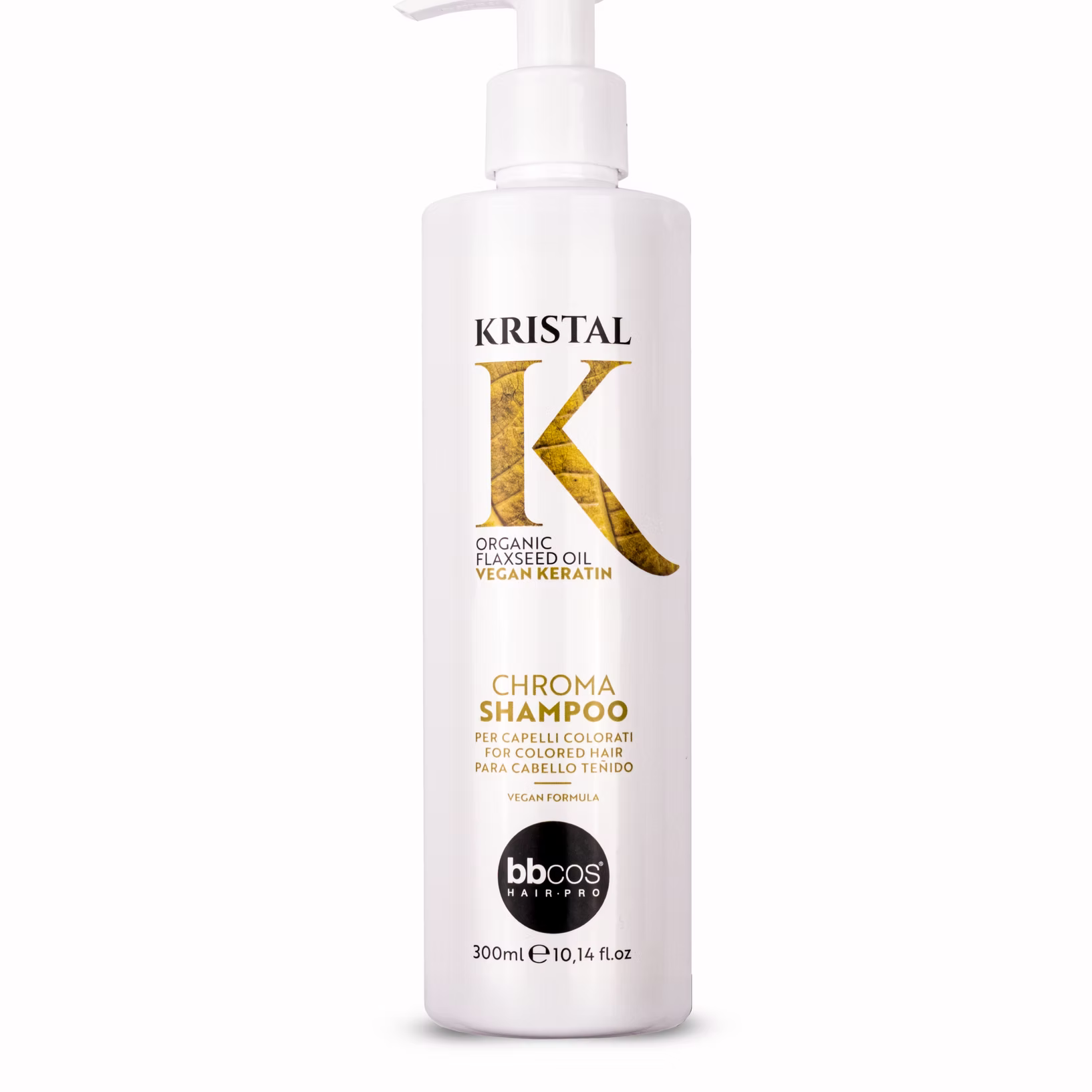 BBCOS CHROMA šampūnas dažytiems ir balintiems plaukams su keratinu 300 ml