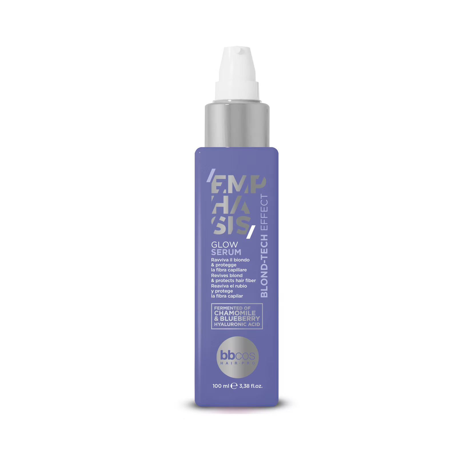 BBCOS EMPHASIS BLOND-TECH GLOW šviesių plaukų atgaivinimo serumas 100 ml