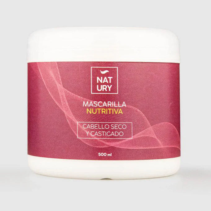 NATŪRALI MAITINAMOJI KAUKĖ SAUSIEMS IR PAŽEISTIEMS PLAUKAMS 500ml